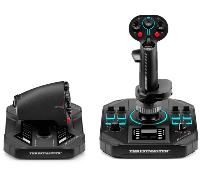 Thrustmaster Sol-R 4 HOTAS - Sistema de Vuelo para PC (Joystick de Precisión y Palanca de Potencia Independiente, 16 Botones de Acción, Plug & Play) Negro