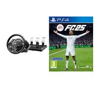 Thrustmaster T300RS GT Edition Volante Carreras Cable Force Feedback 1080° Kit Simulación Motor Sin Escobillas 3 Pedales Compatible PS5/PS4/PC + EA SPORTS FC 25 Standard Edition PS4 Castellano
