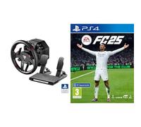 Thrustmaster T598 Volante Carreras Direct Axial Drive PS5/PS4/PC Force Feedback Próxima Generación Aro Sportcar 30 cm Pedales Raceline LRT Negro + EA SPORTS FC 25 Standard Edition PS4 Castellano