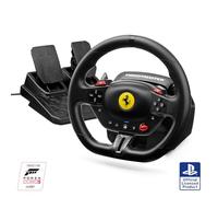 Thrustmaster T98 Ferrari 296 GTB Edition - Volante para PS5, PS4 y PC (Sistema Bungee Cord de Resistencia Lineal, Levas de Cambio Magnéticas, Incluye Pedales) Licencia Oficial Ferrari