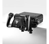 Thrustmaster TCA Sky Yoke - Palanca de vuelo y acelerador para PC | Controlador simulación de vuelo: palanca Push-Pull, rueda de compensación y timón para principiantes