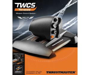Thrustmaster - TWCS Throttle Negro, Naranja USB Controlador de movimiento Analógico/Digital MAC, PC