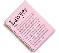 THRXOBN Cuaderno de humor legal, divertido diario de definición de abogados para abogados y estudiantes de derecho, regalos de superhéroes de sala de tribunales, WUW19