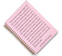 THRXOBN Cuaderno inspirador de Anthony Bourdain - Diario de citas "Eat at a Local Restaurant" - Regalo de aventura de comida y viajes - WUW21