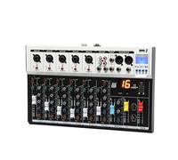 THSDXC84485 - Controlador DJ, interfaz de consola de mezcla, Bluetooth, USB, grabación PC, 48 V, efecto de retardo de potencia, efecto de reparación, 7 canales, mezclador de sonido DJ-THSDXC84485