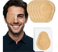 THSIREE 20 parches adhesivos para adultos, parche médico desechable transpirable para ambliopía, ojo perezoso, vendas adhesivas sin látex para adultos, tamaño grande de 3.54 x 2.76 pulgadas, color