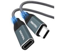 Thsucords Cable de extensión USB C de 3M, USB tipo C 3.2 20 Gbps 100 W macho a hembra para MacBook Pro/Air, teléfono, tablet, etc