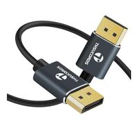 Thsucords Cable DisplayPort 5M, Certificado Ultra Delgado & Flexible Display Port 1.4, Soporte 8K@60Hz,4K@120Hz,2K@144Hz,32.4Gbps Cable DP para Monitor, Tarjeta Gráfica, PC