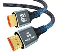 Thsucords Cable HDMI 8K 4K 0,5M, Alta Velocidad HDMI 2.1 8K@60Hz, 4K@120Hz 144hz 48gbps compatible con Roku/PS5/HDTV/Blu-Ray/Televisión
