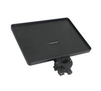 ThtRht Bandeja de montaje para trípode de micrófono, soporte universal, soporte organizador de almacenamiento de tarjetas de sonido, estante para micrófono, teléfono celular, cámara, hoja de música,