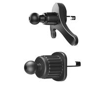 ThtRht Paquete de 2 clips de ventilación universales para coche de 0.65 pulgadas, 17 mm, soporte de agarre para salida de aire, gancho de repuesto para soporte GPS, abrazadera de cargador inalámbrico