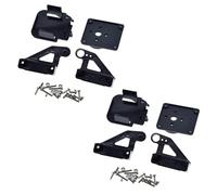 ThtRht Paquete de 2 soportes de montaje para cámara de inclinación panorámica con plataforma antivibración para aviones FPV de 2 ejes FPV avión PTZ fotografía aérea 9G SG90 ESP32-CAM Drone Arduino