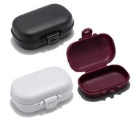 ThtRht Paquete de 3 fundas rígidas para gafas de lectura, plegables, rígidas, fundas protectoras para lectores plegables, de bolsillo, lentes de sol plegables compactos, lentes de sol plegables con