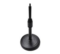 ThtRht Soporte de micrófono de escritorio de metal con peso ajustable con conector de tornillo roscado de 1/4 pulgadas para soportes de micrófono de escritorio, soporte de clip de micrófono, clips de