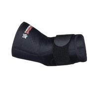 THUASNE Codera para epicondilitis, compresión ajustable, negro, L | Epicondilitis lateral o medial, tendinitis de codo, correa ajustable, compresión uniforme, estabilización, marcado CE