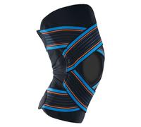 Thuasne - Protección para articulaciones - Genouillère Strapping Noir - Talla L - Negro Negro L