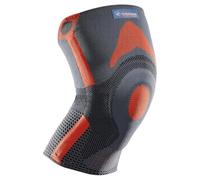 THUASNE Rodillera rotuliana reforzada Sport - Gris/Naranja - Talla XXL