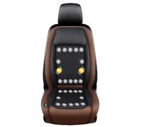 THUCHENYUC Cojín De Refrigeración For Coche, Funda De Asiento con Masaje, 24 Ventiladores Silenciosos, 3 Velocidades Ajustables, Enfriador For Conducir, Asientos De Coche De 12 V/24 V(Coffee,24V)