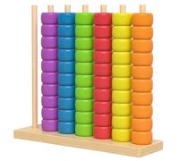 THUCHENYUC Juego De Rompecabezas Apilable De Combinación De Colores, Rompecabezas De Apilamiento De Anillos De Desafío De Patrón Rápido for 2 Jugadores, Rompecabezas De Mesa Competitivo(1Set)