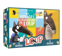 THUILLIER, Éléonore - COFFRET LOUP - LES VOYAGES EXTRAORDINAIRES DE LOUP: Coffret avec une peluche et Le loup qui voulait faire le tour du monde ; Le loup qui découvrait le pays des contes ; Le Loup qui explorait Paris