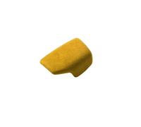 THUJMGH Pomo Cambio de Marchas Embellecedor de pomo cambio marchas Alcantara para Audi Sport B9 F5 FY A4 S4 A5 S5 RS4 RS5 Q5L SQ5 Q5 Q7 Palanca de cambios(Yellow LHD)