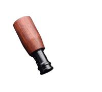 THUJMGH Tirador Freno de Mano Perilla de palanca cambios madera maciza, Manual para coche, perilla repuesto para cambio marchas Palancas de freno de mano del coche(Blood A)