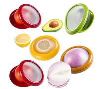 Thulander Pack 5 Unidades Recipientes Herméticos para Alimentos de Silicona Reutilizables | Envases para Frutas y Verduras, Tuppers Ecológicos para Nevera, Freezer y Viaje