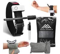 Thulander Pack Torniquete Tactico + Vendaje Israeli Botiquin Primeros Auxilios para Hemorragias Control Perdida de Sangre Kit de Emergencia para Supervivencia Uso Militar Policial IFAK