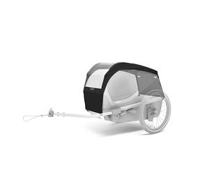 Thule Bexey - Funda Impermeable para Remolque, Bicicleta y Perros, translúcida, Mediana