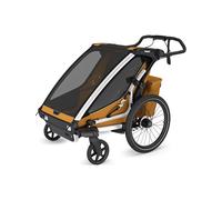 Thule - Carritos deportivos - Chariot Sport 2 Double Natural Gold - Amarillo Amarillo one size