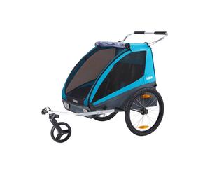 Thule - Carritos deportivos - Thule Coaster Xt 2-Seat Bike Trailer Blue - Azul Azul one size