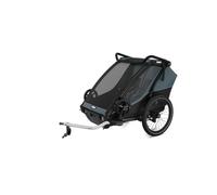 Thule Chariot Cab Multisport Remolque Bicicleta Colgante Oscuro Slate + Cofia