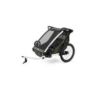 Thule Chariot Lite Doble 2 Plazas Remolque Bicicleta Multi Deporte Verde