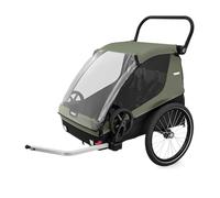Thule Courier - Remolque de Bicicleta para niños y Perros, Color Verde