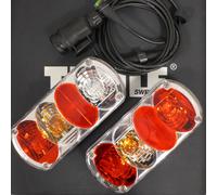 Thule Juego Luces Traseras Izq+Der + Arnés 13 Pines para Remolque 902 904 908