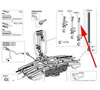 Thule THS52845 52845 Brazo Largo de Bicicleta para Easyfold XT, Unisex Adulto, Negro, Talla única