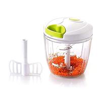 THULOS Mini picador y batidora manual de doble.