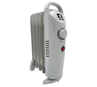 Thulos Mini Radiador de aceite de 5 elementos de calor. TH-RAC502, Blanco