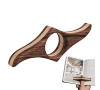 Thumb Book Page Holder,Handmade Walnut Book Accessories,Wooden Thumb Book Page Holder Novel Reading,Reading Accessories to Read in Bed,for Readers,Book Lovers,Bookworm,Literary,S,M,L