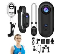 Thumb Camera, Outdoor Sports Cam, 2.54x1.1x0.79 Inches Waterproof Vlogging Device with Secure Build, Utility Tool for Motorcycle Bike Cycling Gym Hiking Travel Recording, Home Accessories for Women