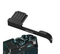 Thumb Grip, Camera Hot Shoe, Aluminum Alloy Mount, Anti Scratch Pad, Camera Accessories, Silver Black Stand, Ergonomic Hand Support for Mirrorless DSLR Photographic Tool 180