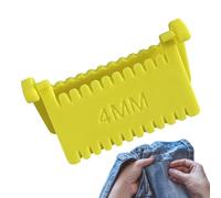 Thumb Guide Ruler - Hand Sewing Ruler 3.3x5.9x1cm | ABS Gauge 2-5mm Seam Allowance Tool - Overlock Quilting Hemming Template for Tailoring Craft Sewing Measure Guide
