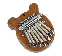 Thumb Piano, Finger Thumb Piano, Wooden Mbira Instrument, Interactive Compact 8-Key Design, Solid Wood Body, Responsive Ideal for Home Relaxation, Travel Entertainment, Hotel Room Music Practice