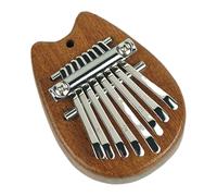 Thumb Piano, Finger Thumb Piano, Wooden Mbira Instrument, Interactive Compact 8-Key Design, Solid Wood Body, Responsive Ideal for Home Relaxation, Travel Entertainment, Hotel Room Music Practice