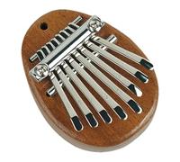 Thumb Piano, Finger Thumb Piano, Wooden Mbira Instrument, Interactive Compact 8-Key Design, Solid Wood Body, Responsive Ideal for Home Relaxation, Travel Entertainment, Hotel Room Music Practice