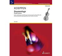 Posición del pulgar – Dúos y ejercicios para violonchelo (2.º cello ad libitum) – Schott