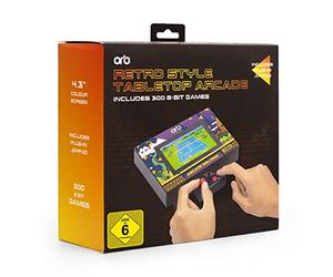Thumbs Up Orb Arcade Machine - Tableta Retro (Incluye 300 Juegos de 8 bits)