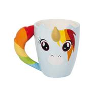 Thumbs Up Unicorn Mug, Multi-Colour 1 Count (Pack of 1)