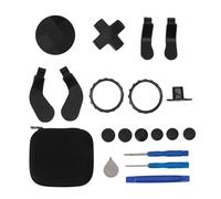 Thumbsticks de Metal para One Controller Series 2 Kit de Repuesto de Accesorios de Juego Premium con empuñaduras texturizadas Herramientas Ajustables para Series 2 Core (Negra)