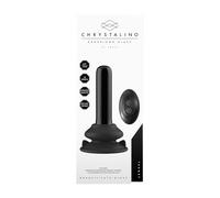 Thumby - Glass Vibrator - With Suction Cup and Remote - Rechargeable - 10 Speed - Black
